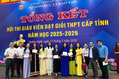 CHÚC MỪNG QUÝ THẦY CÔ ĐẠT GIẢI TẠI HỘI THI GIÁO VIÊN DẠY GIỎI CẤP TỈNH, NĂM HỌC 2025 – 2026
